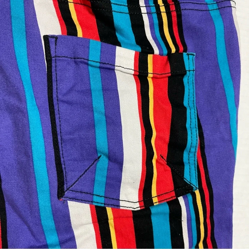 Drill Clothing Men’s Large Striped Shorts Multicolored - Picture 3 of 8